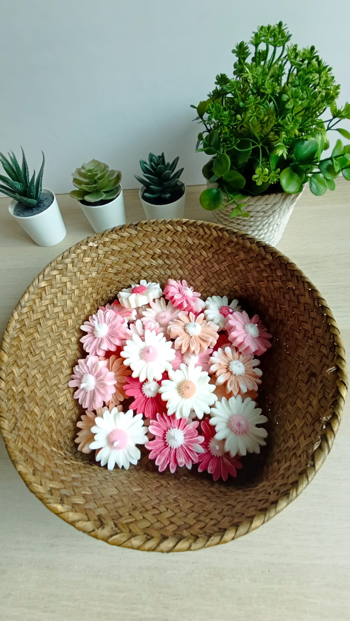 Ecoflame eventos 2 - Cesta flores