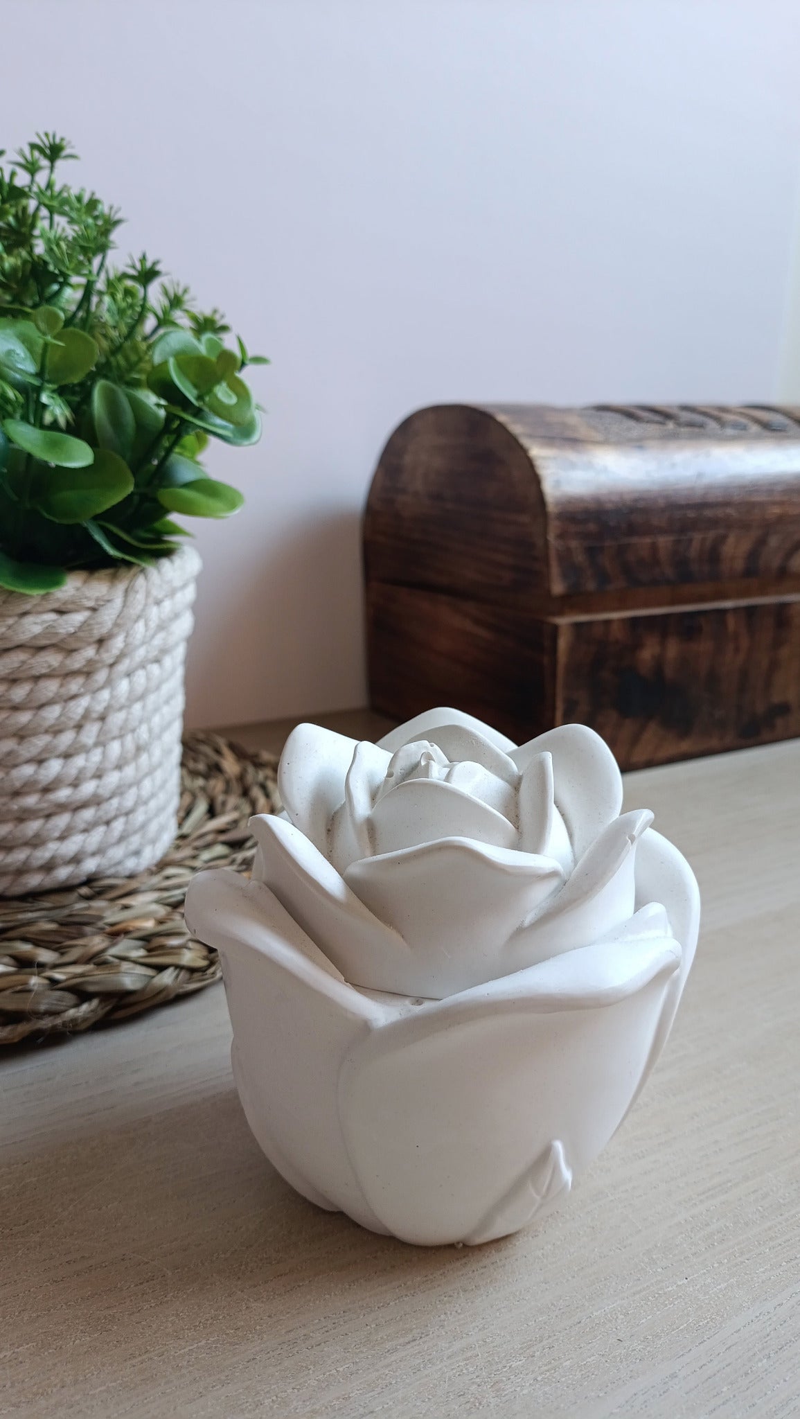 Vela aromática de Rosas EcoFlame