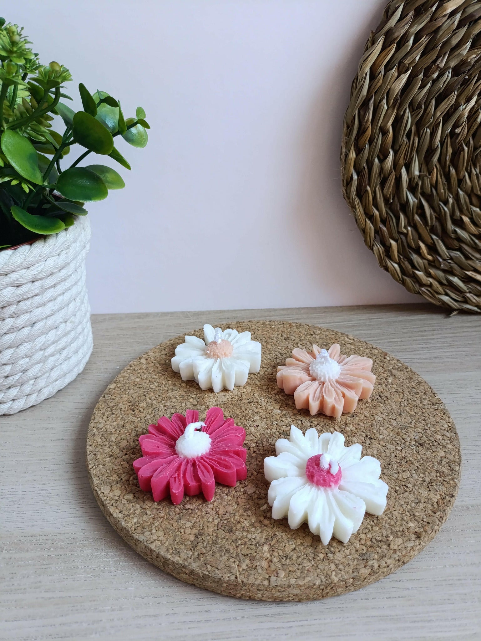 Vela decorativa flor EcoFlame