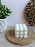 Vela decorativa Cubo de burbujas EcoFlame