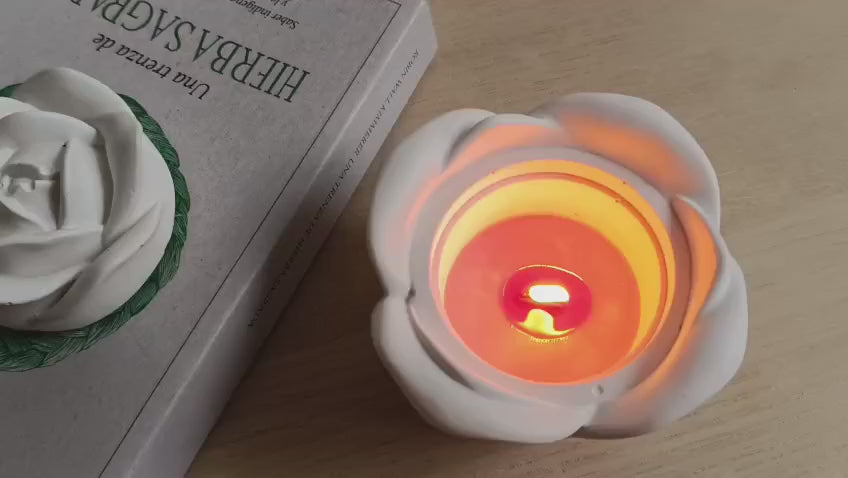 Vela rosa - EcoFlame