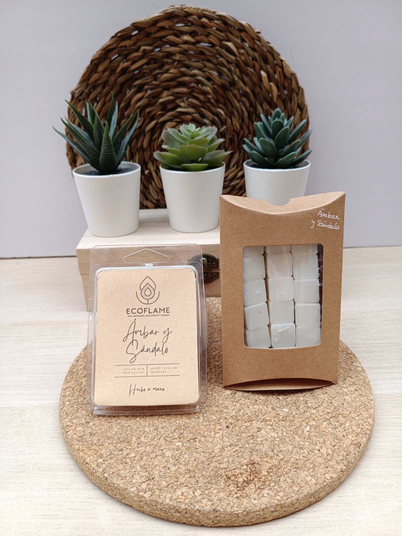 Wax melts de Ámbar y Sándalo