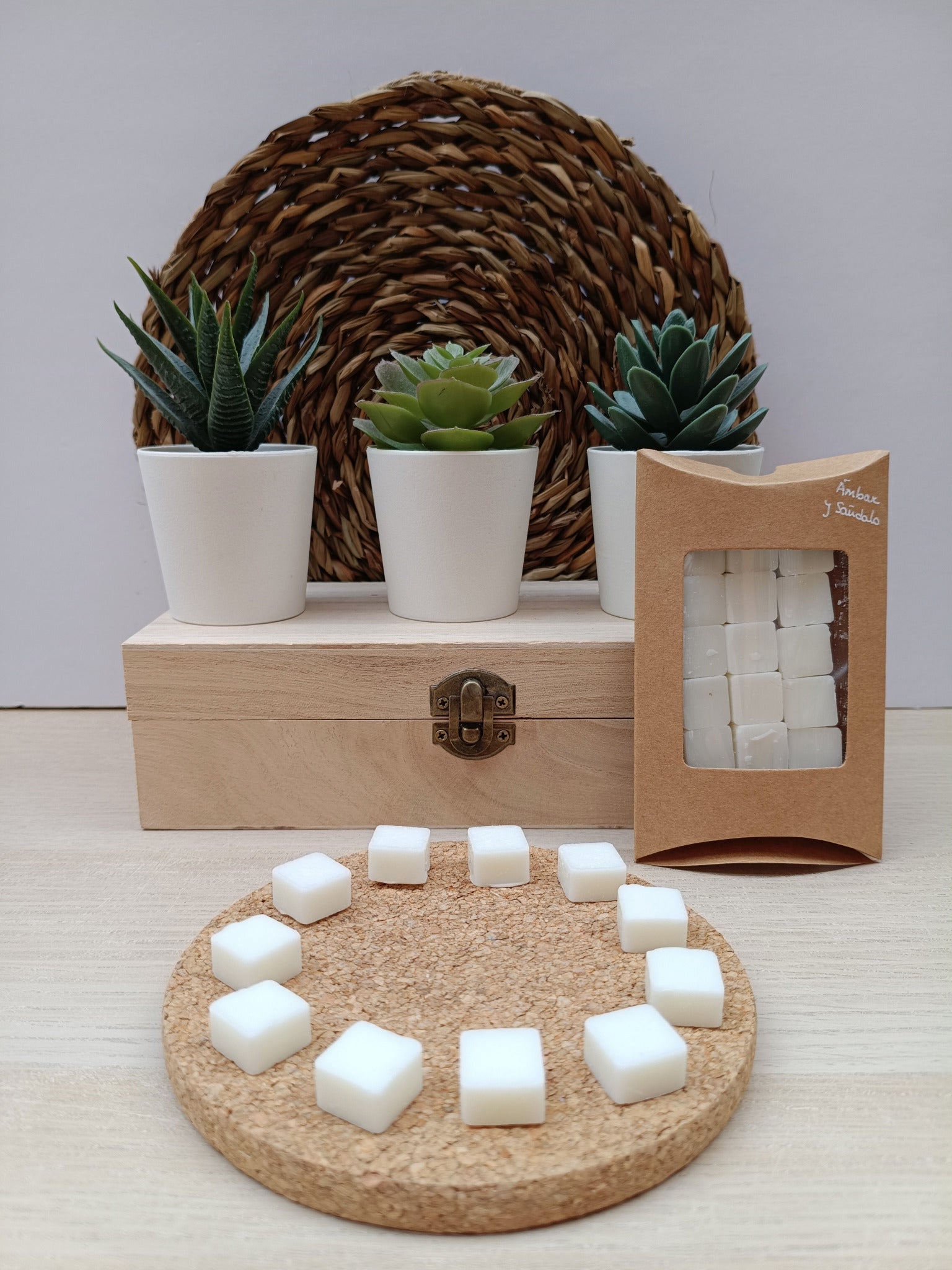 Wax melts de Ámbar y Sándalo