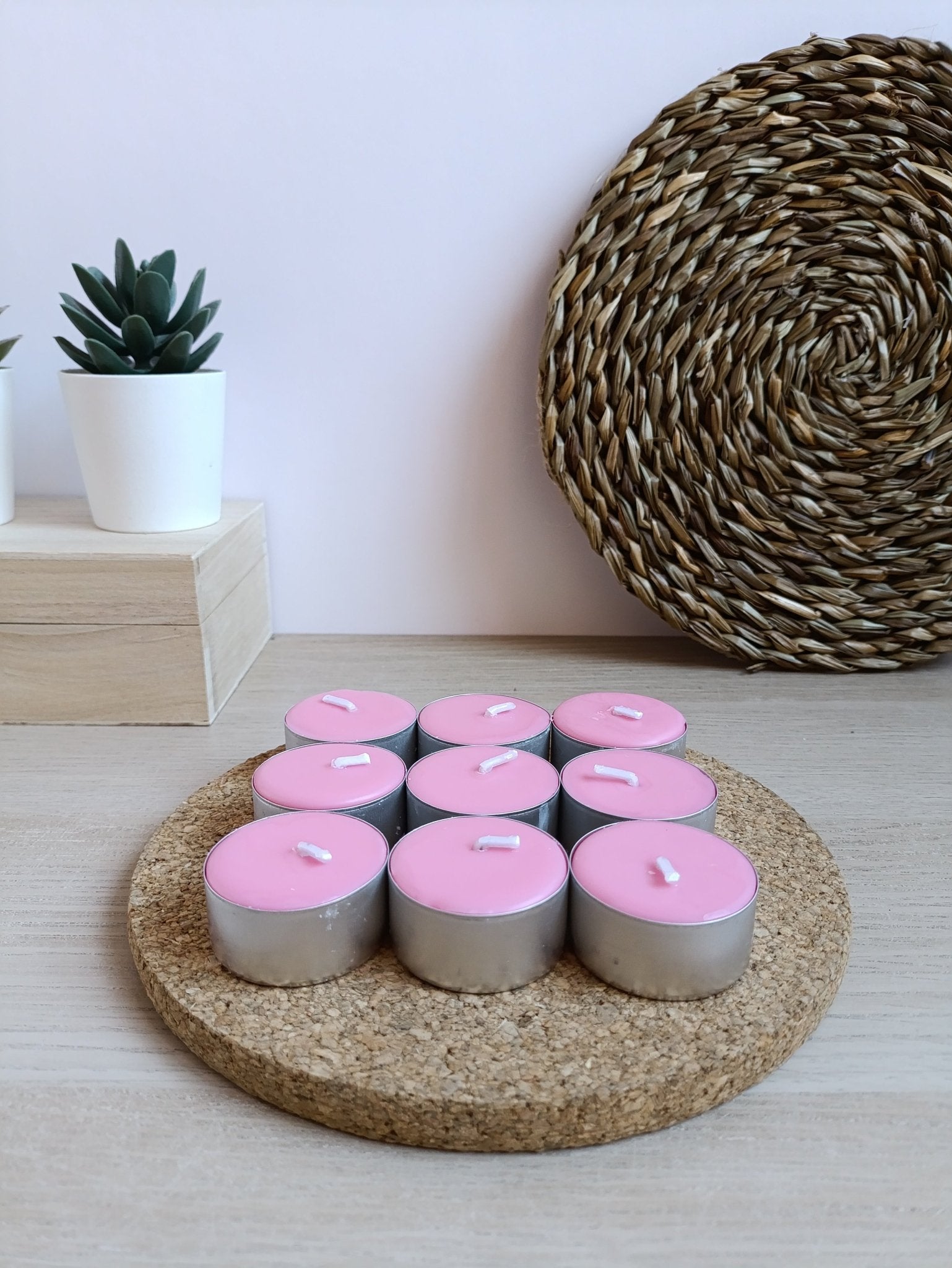 Vela de té de Rosas EcoFlame